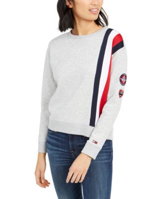 Tommy Hilfiger Logo-Stripe Sweatshirt 