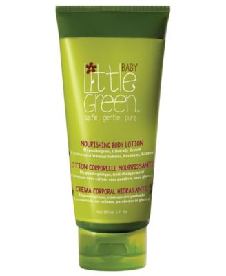 green baby lotion