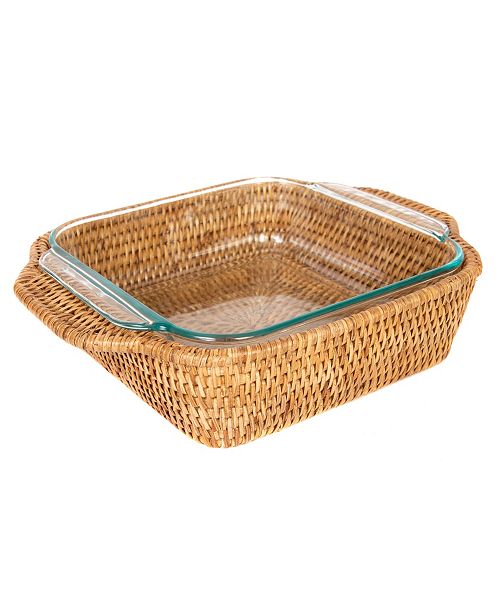 Artifacts Trading Company Square Baker Basket With Pyrex Reviews Home Macy S