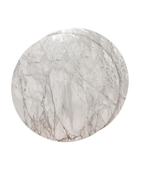 Dainty Home Foiled Marble Granite Thick Cork Heat Resistant 15 Placemats Set Of 2 Reviews Table Linens Dining Macy S