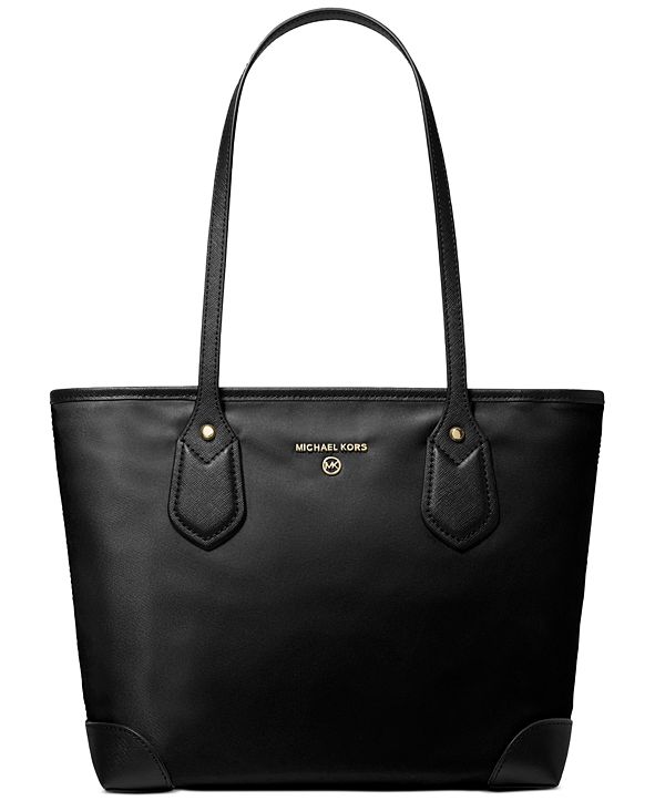 Michael Kors Eva Nylon Top Zip Tote & Reviews - Handbags & Accessories ...