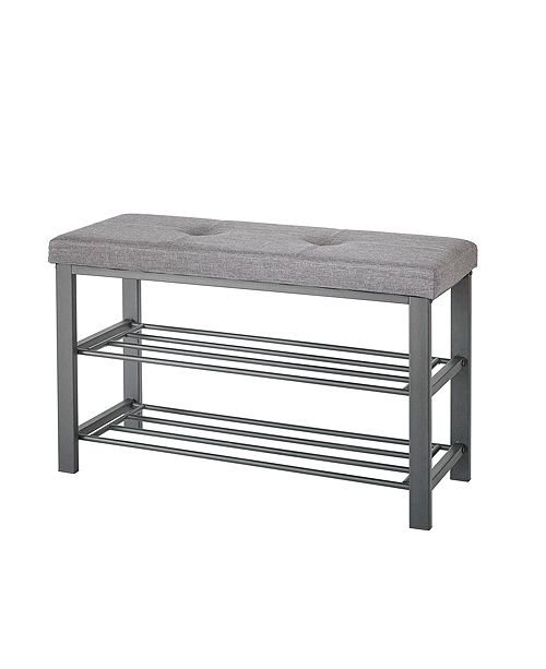 Neatfreak Fabric Upholstered Shoe Storage Bench Reviews Cleaning Organization Home Macy S