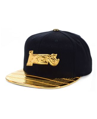 lakers black and gold hat