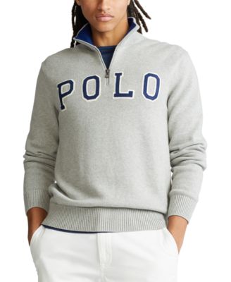 polo quarter zip sweater