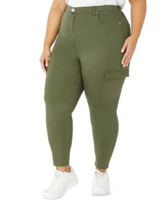 plus size pink cargo pants