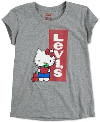 t shirt levis hello kitty