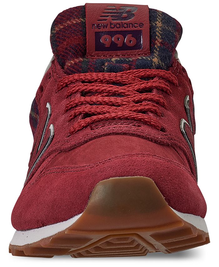 plaid new balance shoes