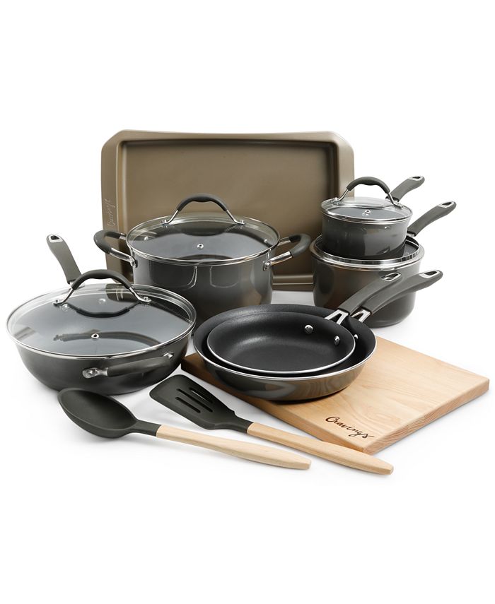 Cravings by Chrissy Teigen 14Pc. Nonstick Aluminum Cookware Set