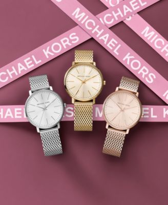 michael kors pyper mesh ladies watch