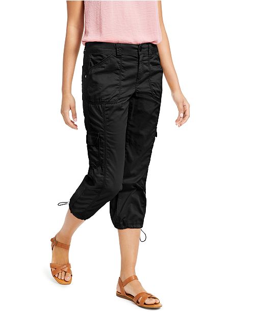 Style Co Cargo Capri Pants Created For Macy S Reviews Pants Leggings Women Macy S