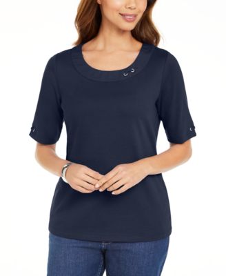 macy's karen scott petite tops