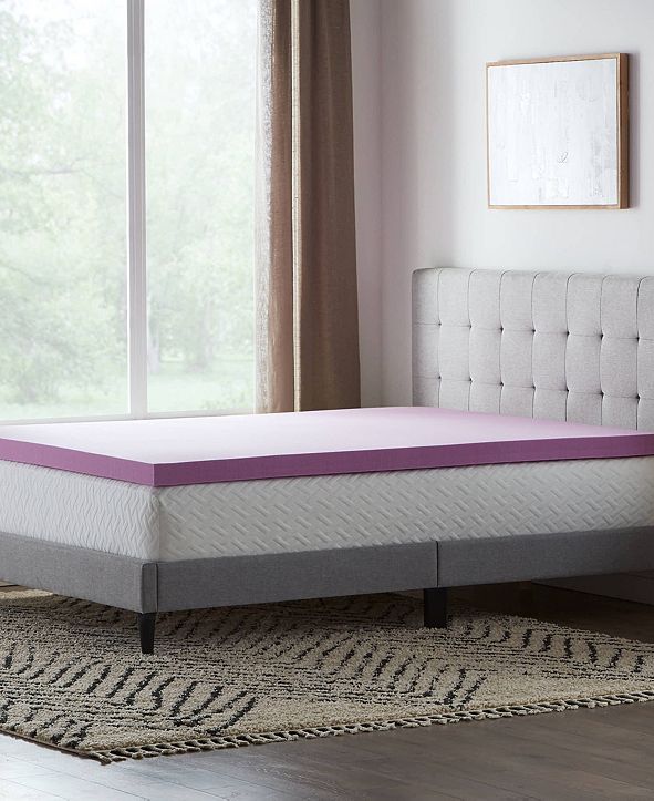 Lucid 3" Lavender Memory Foam Mattress Topper, Queen & Reviews
