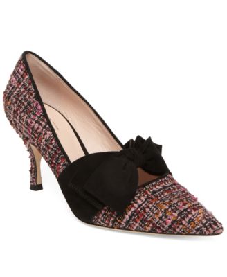 kate spade black pump