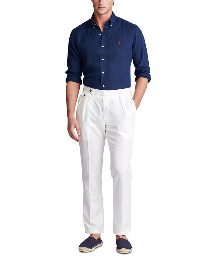 Polo Ralph Lauren Men's Classic Fit Linen Shirt & Reviews - Casual ...
