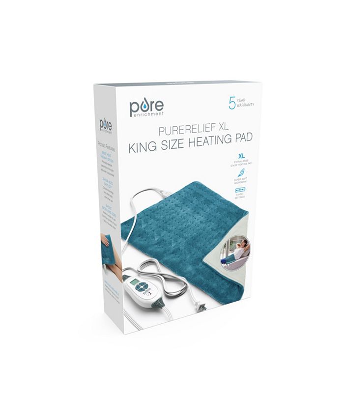 Pure Enrichment PureRelief XL King Size Heating Pad & Reviews Wellness Bed & Bath Macy's