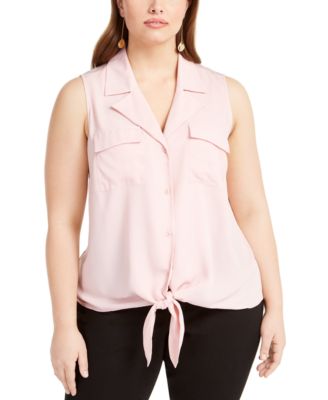 macy's inc plus size tops