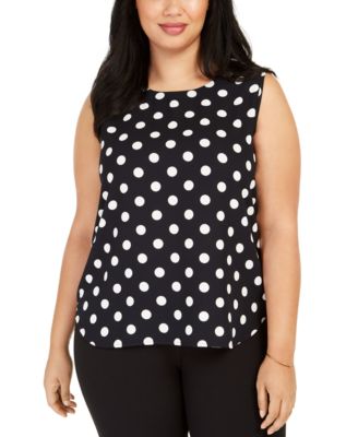 macys plus size tank tops