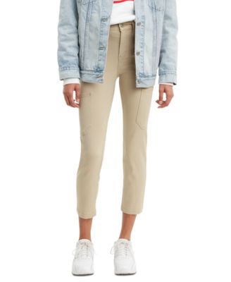 cropped utility pants