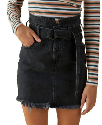 1980s denim skirt