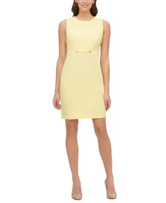 tommy hilfiger scuba crepe sheath dress