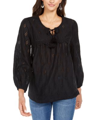 macy's style and co blouses