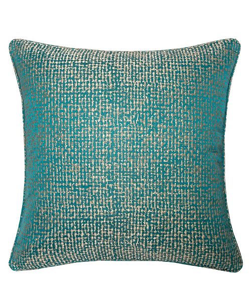 Homey Cozy Chloe Jacquard Plaid Throw Pillow Houndstooth Reviews Decorative Throw Pillows Bed Bath Macy S