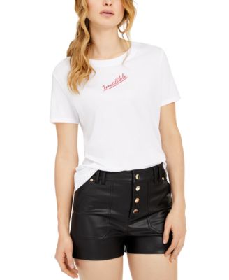 guess women's tops macys