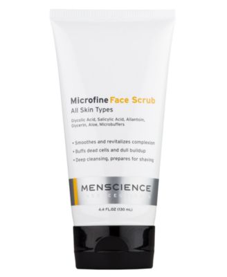 Скраб для лица MENSCIENCE Microfine Face Scrub для мужчин, 4,4 жидких унции