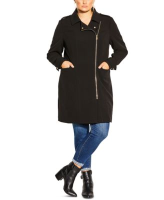 city chic plus size coats