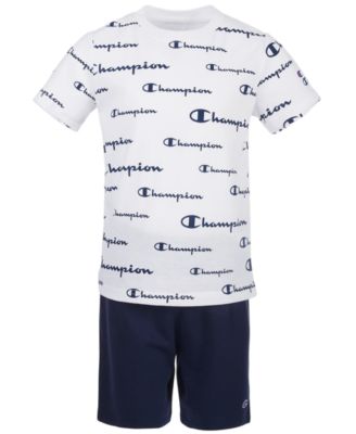 champion shirt and shorts set