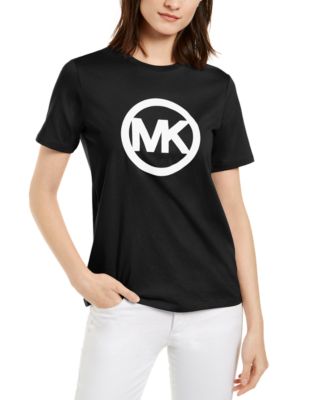 womens michael kors logo t shirt