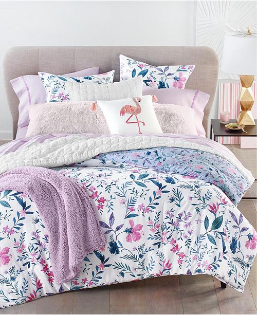 Martha Stewart Collection Whimsical Floral 3 Pc Comforter Sets Created For Macy S Reviews Comforters Bed Bath Macy S