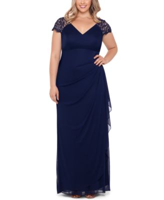 macys evening gowns plus size