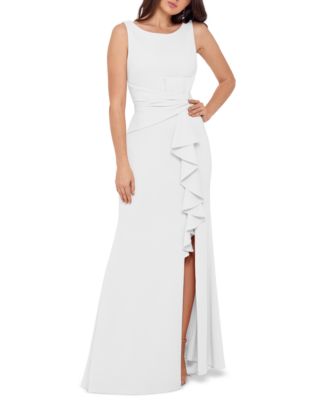 petite white gown