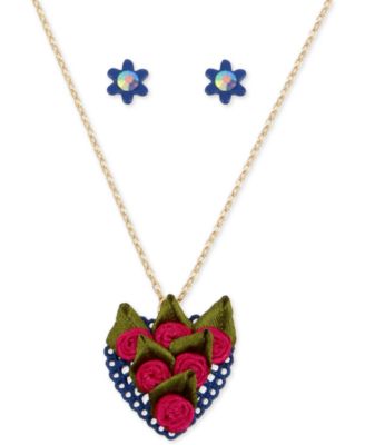 betsey johnson strawberry earrings