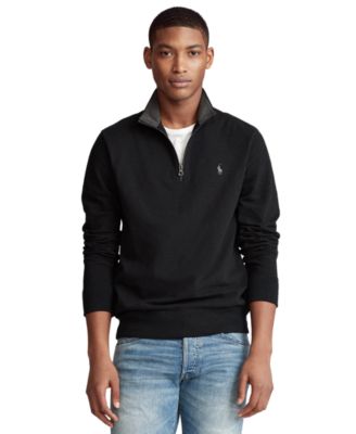 polo men's half zip pullover