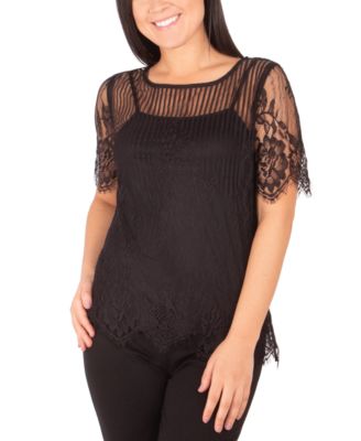 macys lace tops