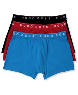 BOSS Men's Underwear, Cotton Trunk 3 Pack & Reviews - Underwear & Socks -  Men - Macy's