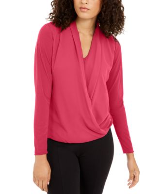 macy's alfani petite tops