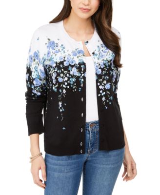 floral print cardigan sweaters