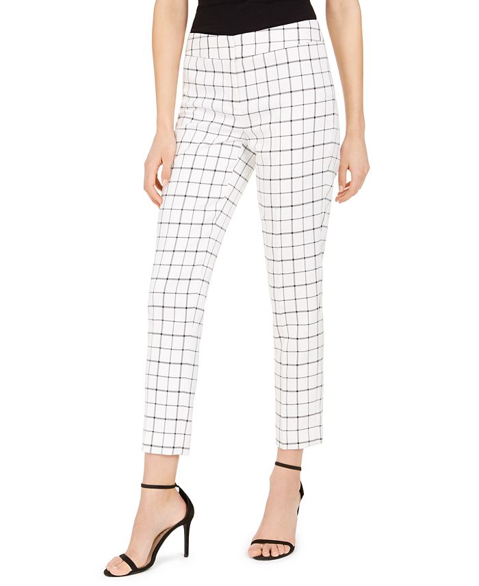 Nine West Plaid Skinny Pants Reviews Pants Leggings Women Macy S Skinny pants make getting dressed easy with its slimming silhouette, making it an ideal clothing item to put on quickly for an impromptu afternoon barbecue or want to add hot, streetstyle to your wardrobe conundrum? plaid skinny pants