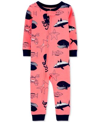 footless cotton pajamas