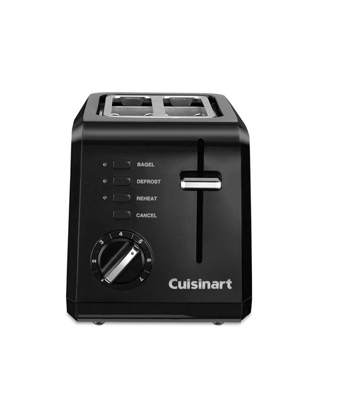 Cuisinart CPT122BK 2 Slice Compact Toaster & Reviews Small