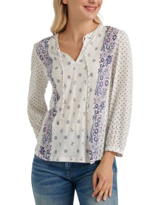 macys lucky brand womens tops