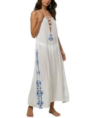 white maxi dress cover up