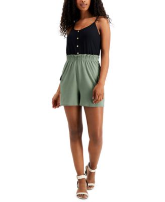 paperbag waist romper