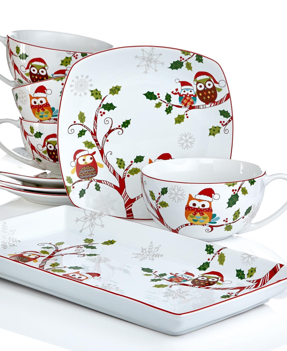 222 Fifth Holiday Enchanted Woods Christmas Collection   Serveware   Dining & Entertaining