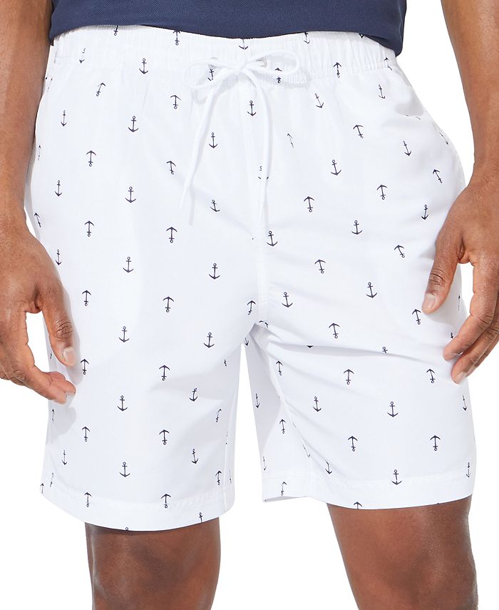 Nautica Men's QuickDry AnchorPrint 8" Swim Trunks & Reviews