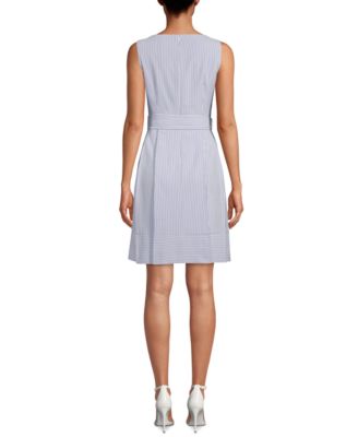 seersucker stripe dress