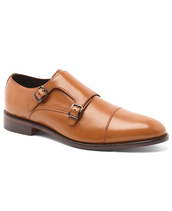 Anthony Veer Men's Roosevelt II Double Monk Strap Goodyear Dress Shoes